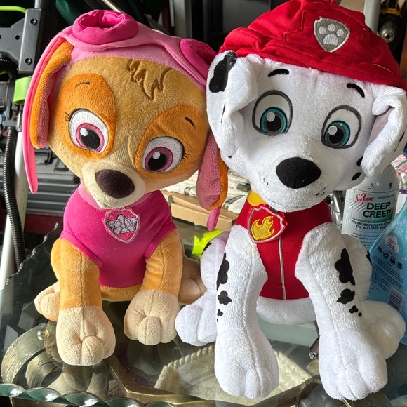 Nickelodeon Pink and Red Paw Patrol Plush Set - Picture 1 of 8